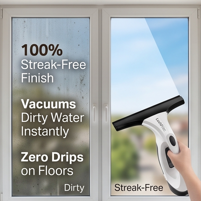LucidVac™ 3-in-1 Electric Window Cleaner
