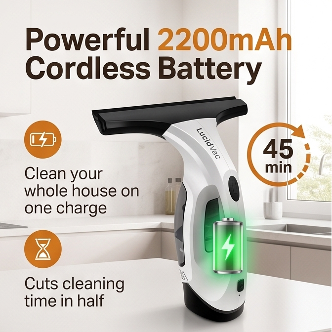 LucidVac™ 3-in-1 Electric Window Cleaner